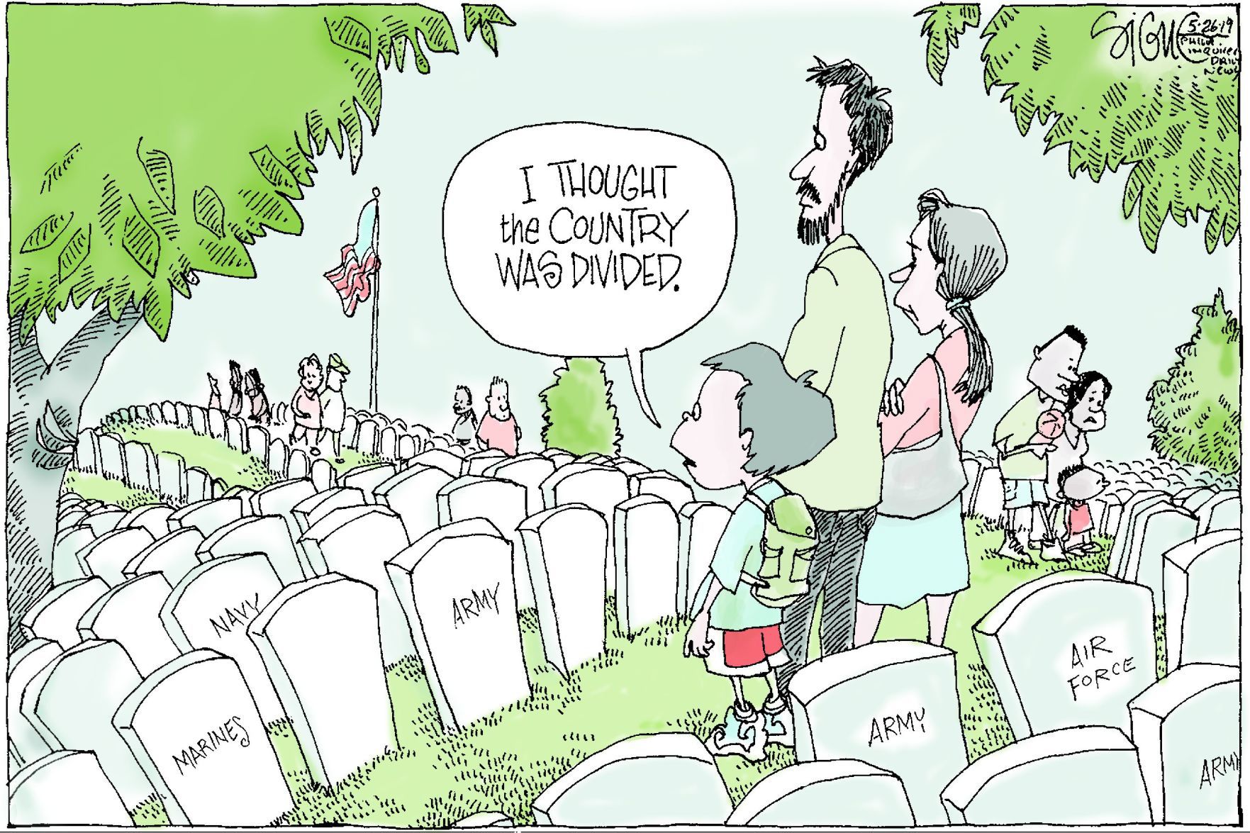 Signe Wilkinson editorial cartoon